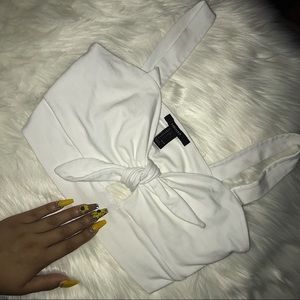 Trendy white top